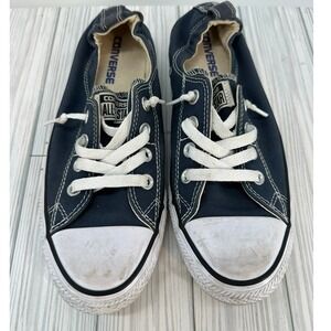 Converse All Star Low Top Shoreline Slip On Canvas Sneakers Women's‎ Size 8 Navy